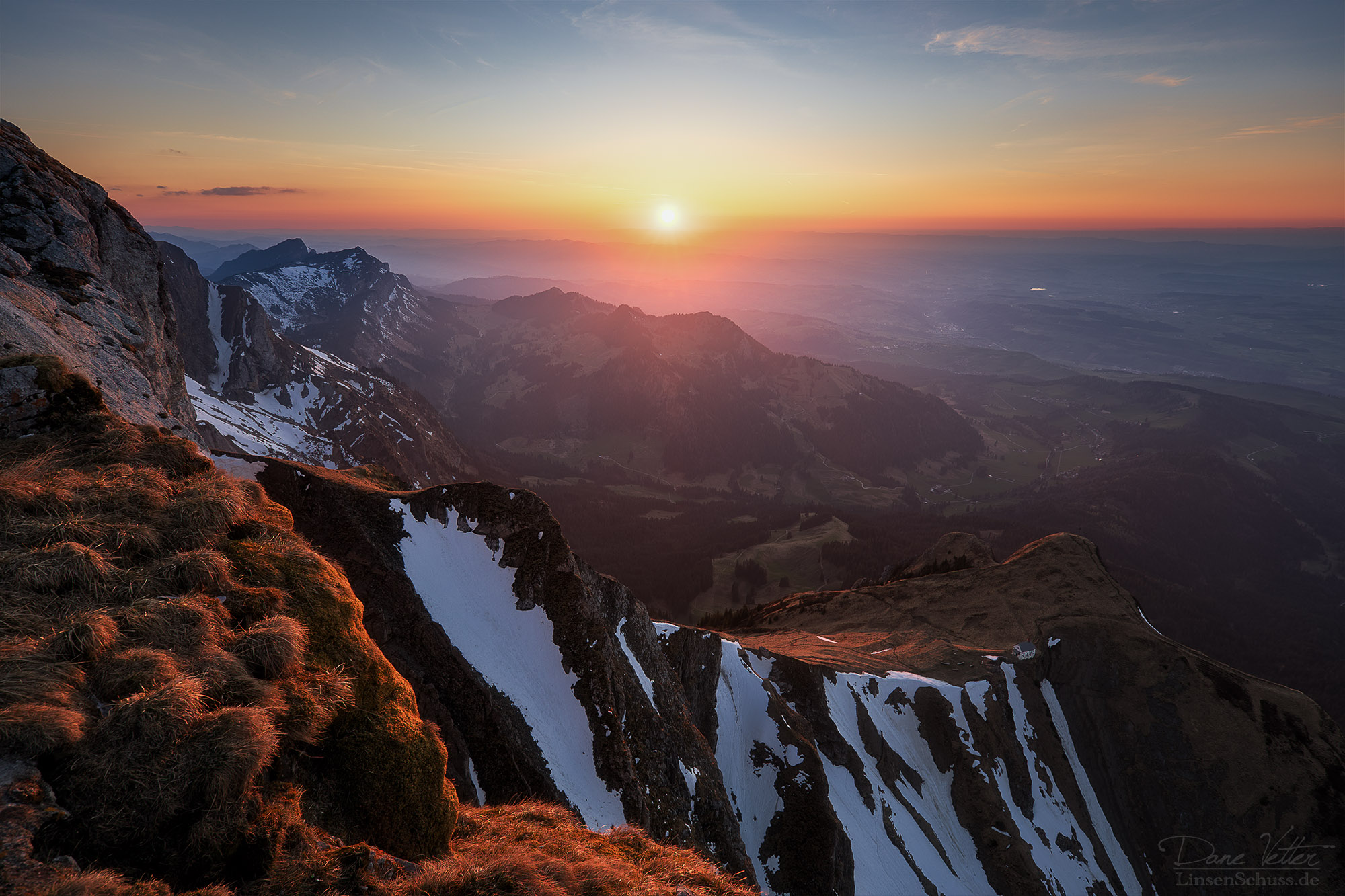 Sonnenuntergang auf dem Pilatus